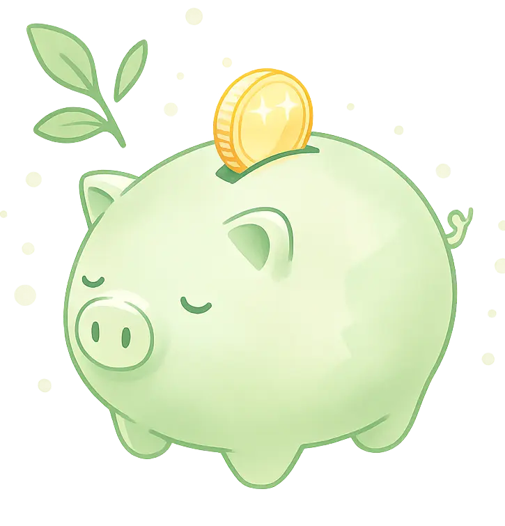 Fun Banking classroom economy illustration with students learning money skills